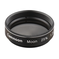 Filtre de lune Camnoon 1, 25 pouce filtre de transmission 25 pour cent pour oculaire de télescope astronomique