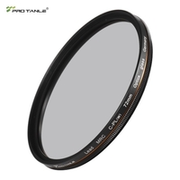 Filtre polarisant circulaire PRO TANLE 72mm CPL 22 couches Super Multi enduit avec support de stockage pour objectif de caméra