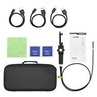 Finder Borescope Endoscope de direction multifonctionnel Prise de photos et enregistrement vidéo Endoscope orientable manuel industriel avec tube en forme de serpent de 1 m Lentille de 6, 2 mm pour écran de 3, 5 pouces à 6, 3 pouces Téléphones mobiles A