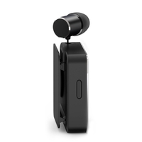 Fineblue F1 Bluetooth 5.0 Casque Clip-on Câble pour casque sans fil Ecouteurs rétractables Casques d