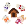 Finger Puppets Story Time Éducatif Ensemble de marionnettes Cartoon Fairy Tale Puppets Set pour enfants Spectacles Playtime Écoles Farmer and Animals