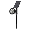 Fixation de couleur IP65 + Transformation colorée 7 LED projecteur coloré solaire imperméable extérieur