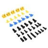 Fixations en plastique de rivet de goupille de poussée de corps de voiture Équilibrer le kit assortiments d