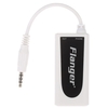 Flanger FC-21 Convertisseur de connecteur de guitare Adaptateur de tablette de guitare électrique basse vers téléphone portable