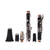 Flat Soprano Clarinette bakélite 17 Key B nickelage exquis avec Cork Nettoyeur de graisse Gants 10 anches Instruments à vent Tournevis