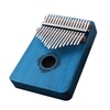 Fleurs 17 touches Kalimba pouce africain doigt piano bois Kalimba Instrument de musique portable