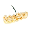 Fleurs en papier artificielles de 12Pcs / Bunch 2.5mm pour les roses de voiture fausse de voiture utilisées