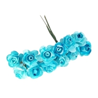 Fleurs en papier artificielles de 12Pcs / Bunch 2.5mm pour les roses de voiture fausse de voiture utilisées