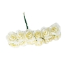 Fleurs en papier artificielles de 12Pcs / Bunch 2.5mm pour les roses de voiture fausse de voiture utilisées