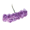 Fleurs en papier artificielles de 12Pcs / Bunch 2.5mm pour les roses de voiture fausse de voiture utilisées