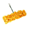 Fleurs en papier artificielles de 12Pcs / Bunch 2.5mm pour les roses de voiture fausse de voiture utilisées
