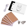 Flip Book Kit avec Light Pad LED Light Box Tablet 300 Feuilles Dessin Papier Flipbook avec Vis de Reliure pour Dessin Tracer Animation Esquisse Création de Bande Dessinée