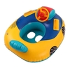 Flotteur de natation avec poignées siège de sécurité enfants gonflables natation flotteur siège voiture anneau de piscine pour 1-5 ans