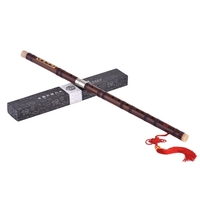 Flûte de bambou amère enfichable Dizi Instrument de bois traditionnel chinois à la main de musique Clé de niveau d