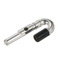 Flûte nickelée tête incurvée Joint accessoires pour instruments de musique Pièce de rechange pour joints de tête