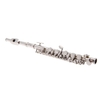Flûte piccolo de Ottavino demi-taille argent plaqué Cupronickel clé C avec de la graisse de Cork rembourré boîte de tournevis chiffon de nettoyage