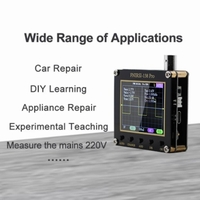 FNIRSI 138pro Oscilloscope portable portable Affichage 2, 4 pouces Oscilloscope numérique multifonctions Un bouton Réglage automatique PWM Ondes carrées Sortie Singles Modes de déclenchement normaux automatiques