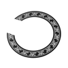 Folk Guitar Rosette Inlay Sticker Cercle Sound Hole Décoratif Decal Accessoire Remplacement Pour 40-41 Pouces Guitares