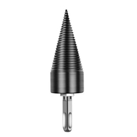 Foret fendeur de bois foret fendeur de bûches de bois de chauffage foret de perceuse à vis robuste 32mm avec tige carrée amovible
