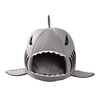 Forme de requin à double usage de chats de coton mou Maison de chien et Pad