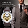 Forsining Hommes Mode Luxe Creuse Montre Charme Classique Automatique Montre Au Poignet Mécanique