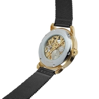 Forsining Mode Hommes Montres Squelette Noctilucent Mouvement Mécanique Chiffres Romains Chiffres Imperméables À L
