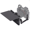 FOTGA Mini boîte mate légère avec drapeau supérieur 15 mm tige 4 anneaux adaptateurs d