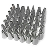 Fournitures de décoration de gâteau en acier inoxydable Plateau tournant à gâteau 48PCS / Set outils de crème bricolage