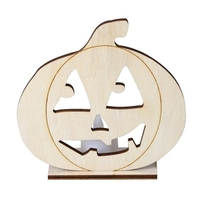 Fournitures de fête de fête de lampe de bougie en bois