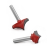 Fraises de toupie Point de rainure coupant le bord rond 6mm tige 8mm lame pour outil de fraisage de travail du bois