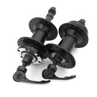 Frein À Disque De Frein À Bicyclette MTB Casque Roulement Moyeu 36H Moyeu Arrière Arrière Avant avec Essieu Rapide Broches