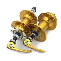Frein À Disque De Frein À Bicyclette MTB Casque Roulement Moyeu 36H Moyeu Arrière Arrière Avant avec Essieu Rapide Broches