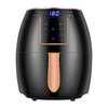 Friteuse à air 5.5L domestique grande capacité 1300W grande puissance de feu écran tactile LCD friteuse à air électrique avec ustensiles de cuisson
