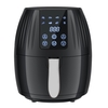 Friteuse à air 5.5L Intelligence multifonctionnelle Ménage Grande capacité 1300W Grande puissance de feu Écran tactile LCD Friteuse à air électrique