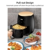Friteuse à air maison multifonctionnelle intelligente avec écran tactile 6L grande capacité 1200W four électrique haute puissance peut être programmée