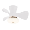 FS0021 AC220V Ventilateur de Plafond avec Éclairage avec Télécommande Rotation Positive Négative Lumière 3 Couleurs Éclairage LED Vent 6 Vitesses pour Chambre Salon Salle à Manger