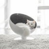 FURRYTAIL lit de chat de fibre de lit rotatif pour animaux de compagnie nid quatre saisons universel