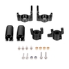 Fusées de direction avant en métal C support de moyeu essieu arrière ensemble de verrouillage pour Axial SCX10 II 90046 90047 pièces de voiture RC