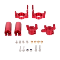 Fusées de direction avant en métal C support de moyeu essieu arrière ensemble de verrouillage pour Axial SCX10 II 90046 90047 pièces de voiture RC