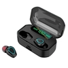 G20 TWS BT5.0 Casque sans fil Couplage automatique Réduction du bruit Contrôle tactile IP54 Affichage de la puissance du boîtier de charge étanche 3500mAh (noir,  oreille unique)