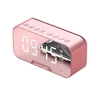G5 G10 horloge miroir haut-parleur sans fil bluetooth carte de collecte vocale portable haut-parleur bluetooth rose