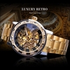 GAGNANT montre pour hommes mode mains lumineuses mouvement d