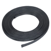 Gaine de gaine de protection de cordon de gaine de câble tressée extensible de 21 pieds 1/4 pouces (6 mm) pour ordinateur de télévision automobile et autres appareils domestiques