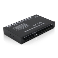 Égaliseur de voiture 7 bandes multifonctionnel voiture Audio EQ Tuning amplificateur croisé égaliseur paramétrique égaliseur Audio de voiture