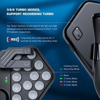 GameSir F7 Griffe Tablette Contrôleur de Jeu Manette de Jeu pour Android iOS Plug and Play Zero Latency 3 Turbo Mode 6 Doigts Griffe Jouant Jouet Cadeau pour Enfants Adultes