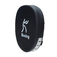 Gant de frappe de boxe en cuir PU mousse épaisse coussinet de cible de mise au point incurvé Kickboxing Muay Thai coussins de main d