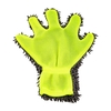 Gant de lavage de voiture multifonctionnel en microfibre ultra portable en forme de paume gant de lavage anti-rayures