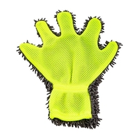 Gant de lavage de voiture multifonctionnel en microfibre ultra portable en forme de paume gant de lavage anti-rayures