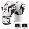 Gants de boxe avec sangles de maintien du poignet Kick Boxing Muay Thai Punching Training Bag Gants Bandages ajustables Moufles de sport de plein air Équipement de pratique de boxe pour sac de frappe Sac de boxe Pads de boxe 12 oz