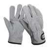 Gants de camping gants en cuir de vachette mitaines résistantes à la chaleur / au feu gants chauds extérieurs pour cheminée de four à barbecue
